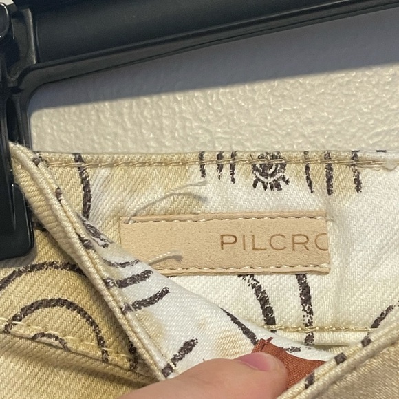 Anthropologie Rainbow Print Tie Dye Jean Shorts - Picture 8 of 9